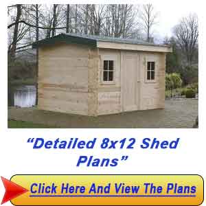 8X12 Storage Shed Plans