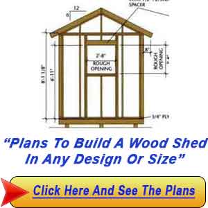 Wood Frame Shed Plans