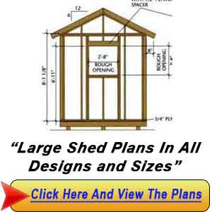 Large Shed Plans