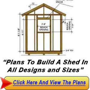 Plans To Build A Shed