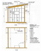 12Ã—12 Lean To Storage Shed Plans â€