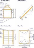 8x10 wood shed plans
