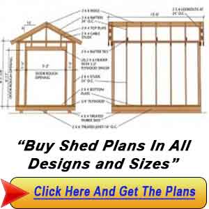 Buy Shed Plans