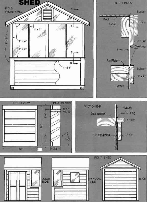 shed building plans eaves