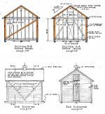 12x14 shed plans gable