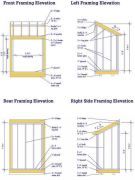 shed plans, blueprints, diagrams and schematics for making