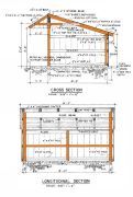 loafing shed plans 13x16