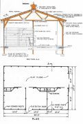 pole shed plans 24x36